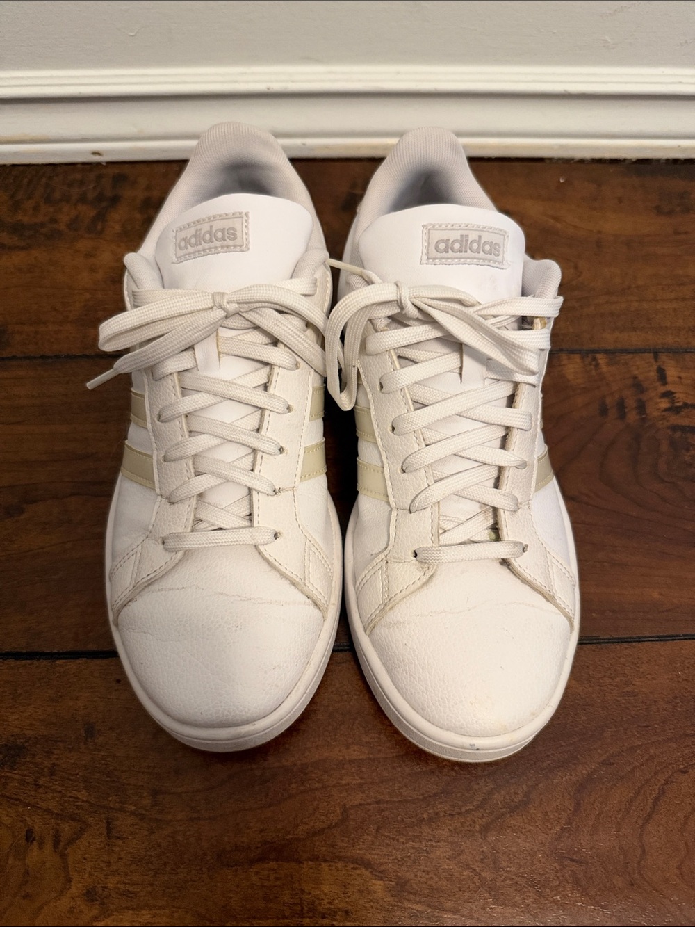 adidas women’s Off-White Low-Top Sneakers
